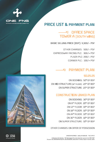One FNG By Group 108 Sector 142 Noida - Floor Plan